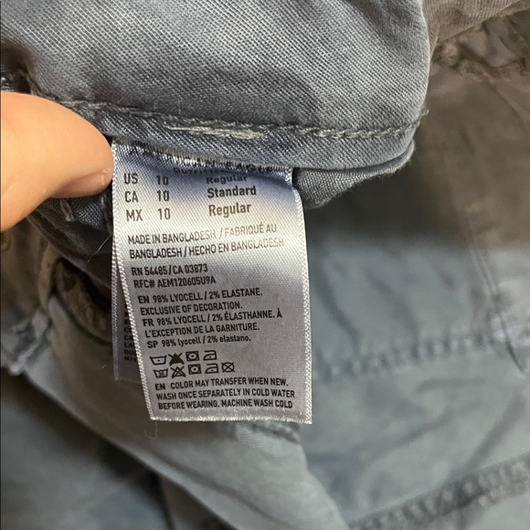 American Eagle Outfitters Gray Stretch Pants - Picture 3 of 3